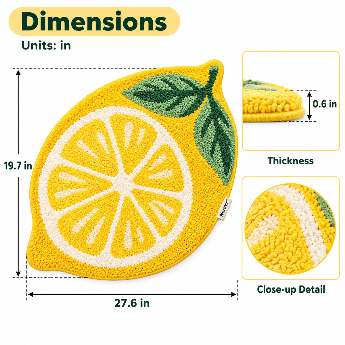 Neravz Sunny Lemon rug image 2