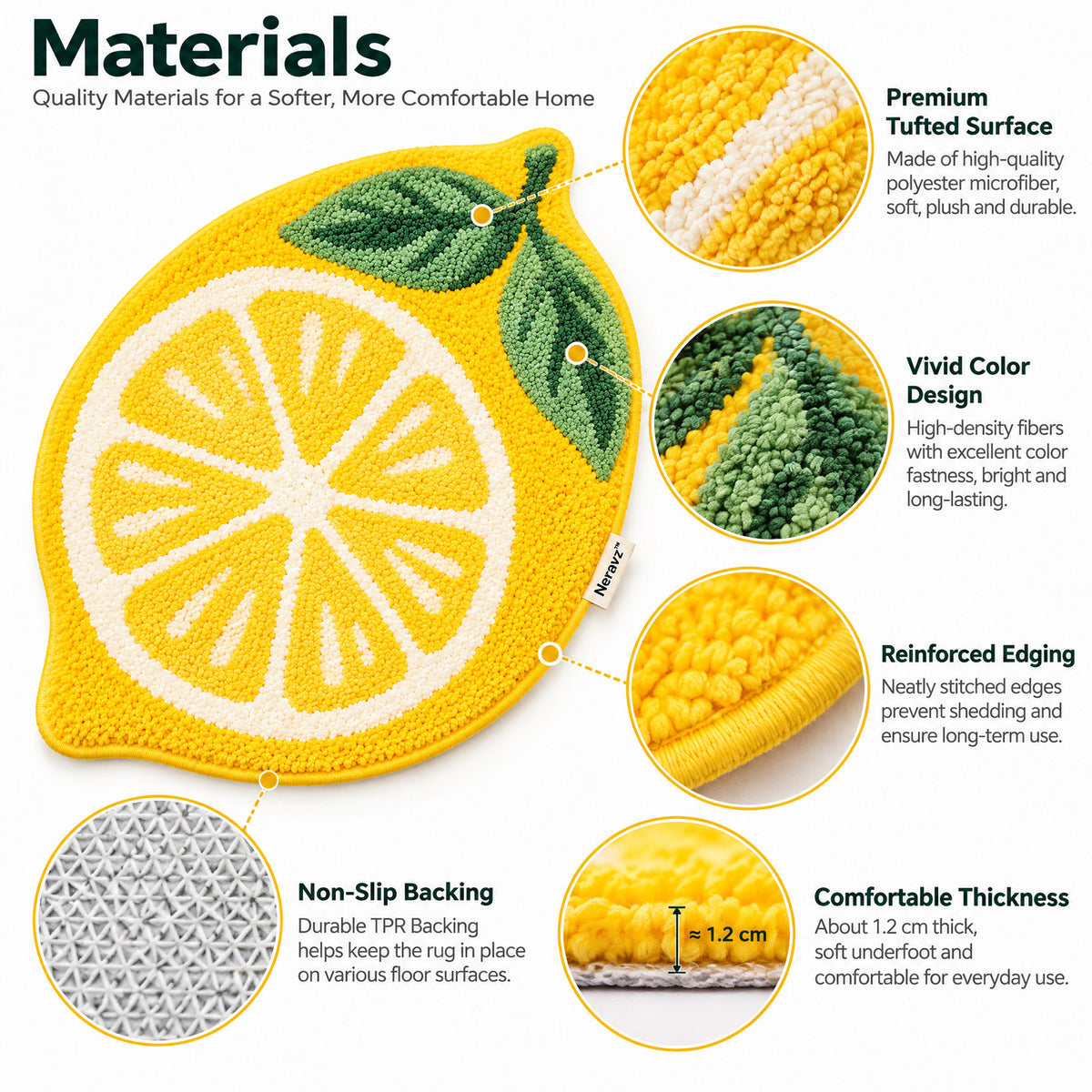 Neravz Sunny Lemon rug image 3