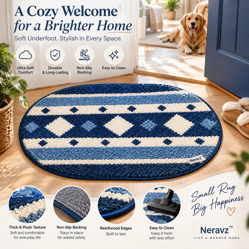Neravz geometric rug gallery 5
