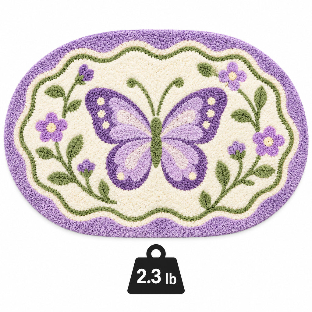 Neravz butterfly garden rug 4