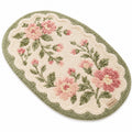 Neravz™ Vintage Rose Garden Oval Tufted Rug photo 1