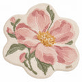 Neravz™ Pink Peony Blossom Shaped Tufted Accent Rug gallery 1